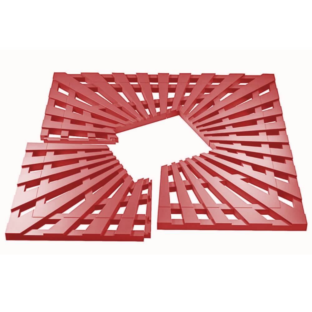 Приствольная решетка для дерева ZKING ATMOSPHERE 1.2х1.2м Красная в Киржаче фото