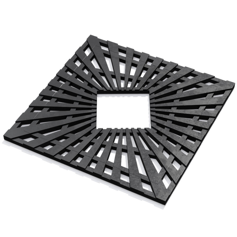 Приствольная решетка для дерева ZKING ATMOSPHERE 1.2х1.2м Черная в Киржаче фото