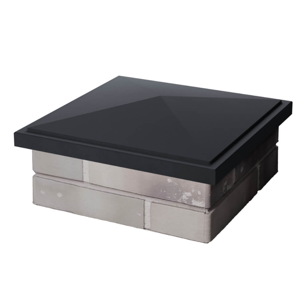 Колпак Zking БонаМоно Серый на столб 1.5х1.5 кирпича (385х385, 400х400мм) в Киржаче фото