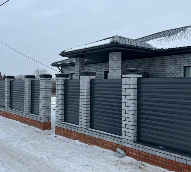 Колпак Zking Бона ХайТек Серый на столб 1.5х1.5 кирпича (385х385мм) в Киржаче фото