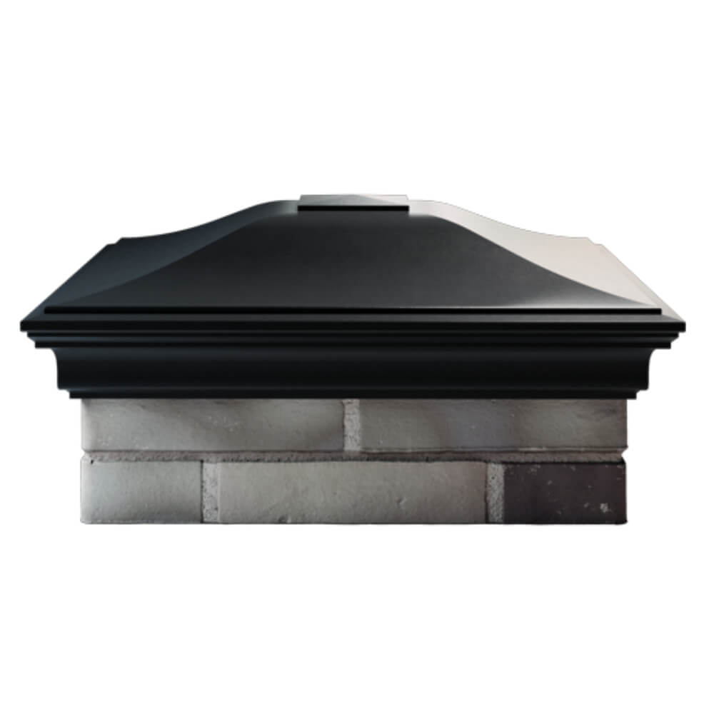 Колпак Zking Монблан Черный на столб 2х2 кирпича (515х515мм) в Киржаче фото