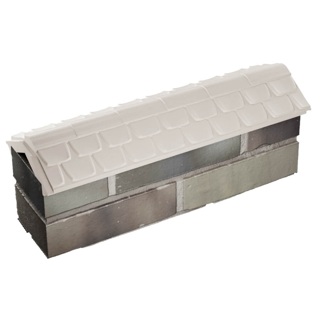 Парапет Zking Эльбрус Бежевый с посадкой на 0.5 кирпича (130мм) в Киржаче фото