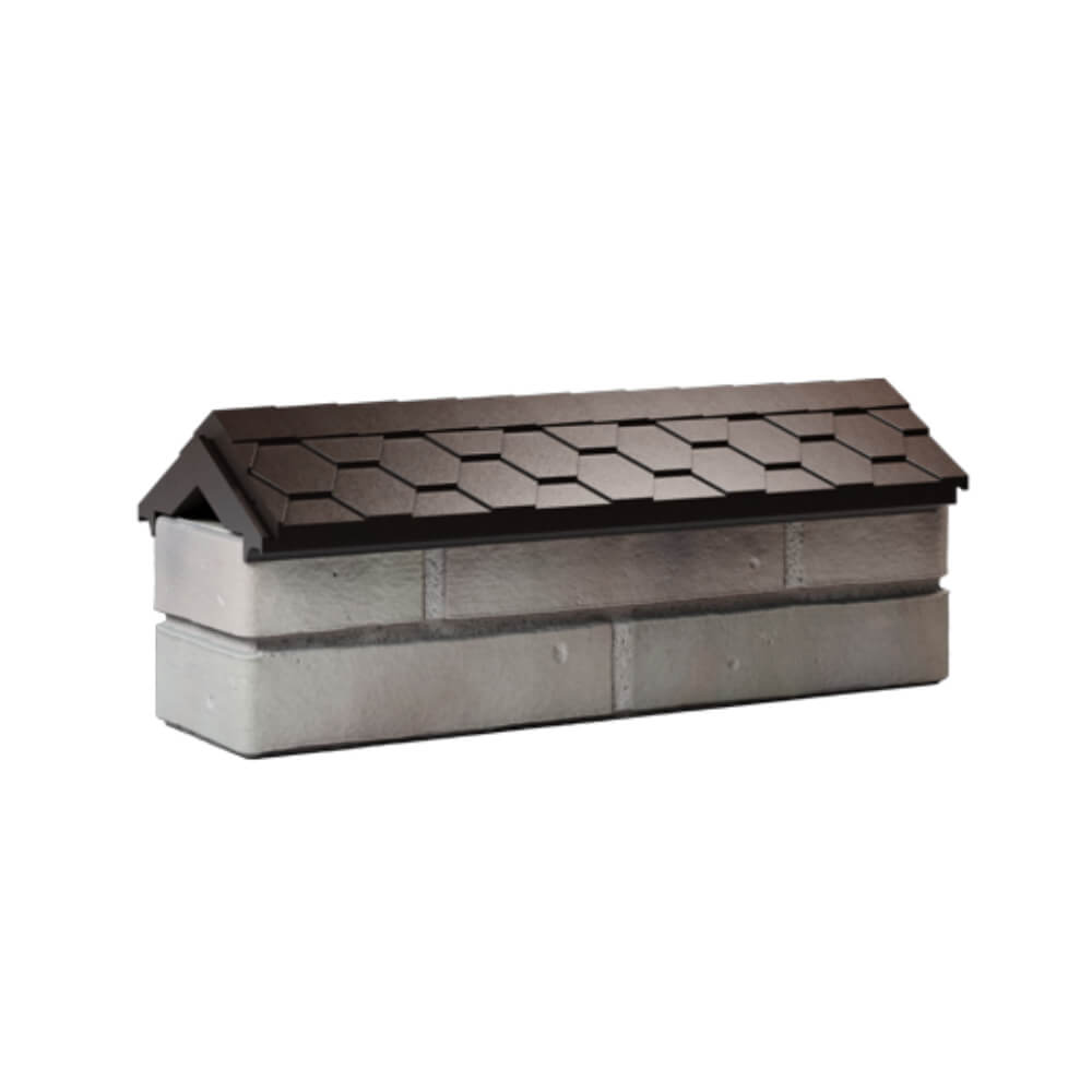 Парапет Zking Эверест Коричневый с посадкой на 0.5 кирпича (130мм) Киржач фото