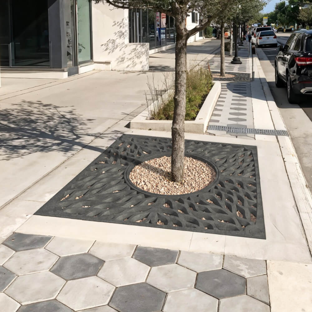 Приствольная решетка для дерева ZKING CRUST 2х2м Черная в Киржаче фото