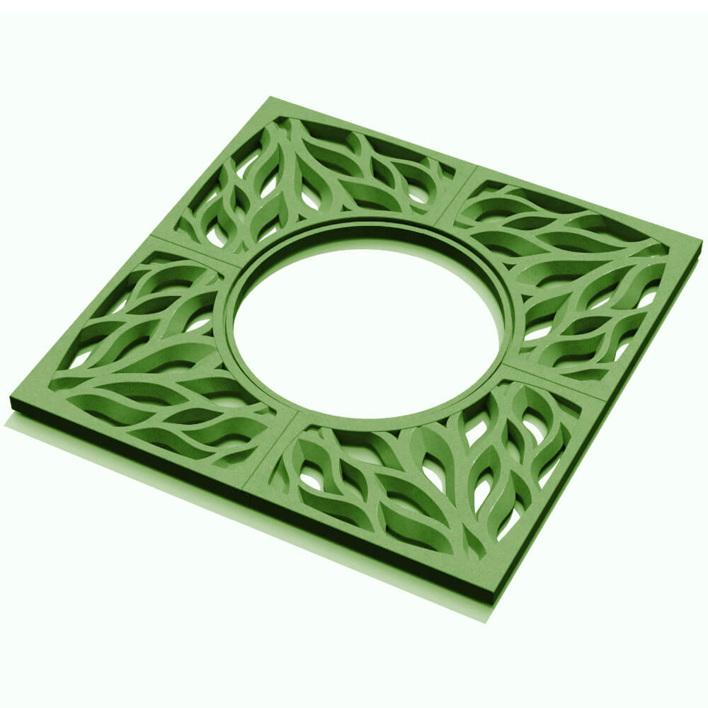 Приствольная решетка для дерева ZKING CRUST 1.2х1.2м Зеленая в Киржаче фото