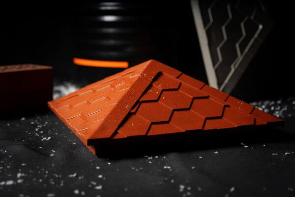 Колпак Zking Эверест Красный на столб 1.5х1.5 кирпича (390х390мм) в Киржаче фото